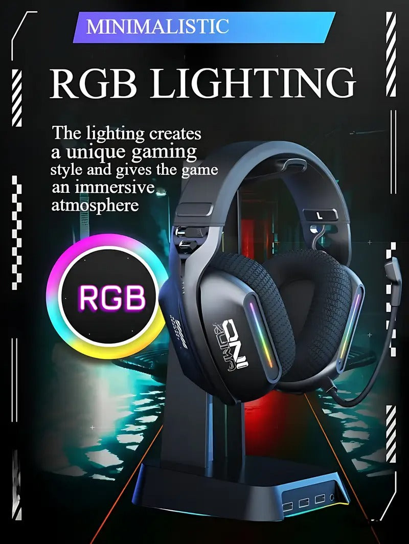 NNETM Wireless Gaming Headset with Mic and Type-C Charging